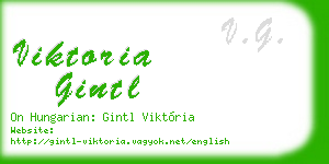 viktoria gintl business card